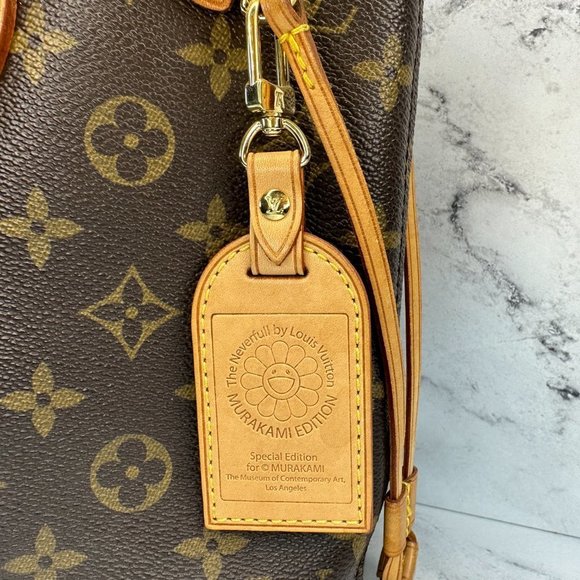 Louis Vuitton MOCA Neverfull PM Takashi Murakami hands LV Monogram bag rare - Picture 4 of 15